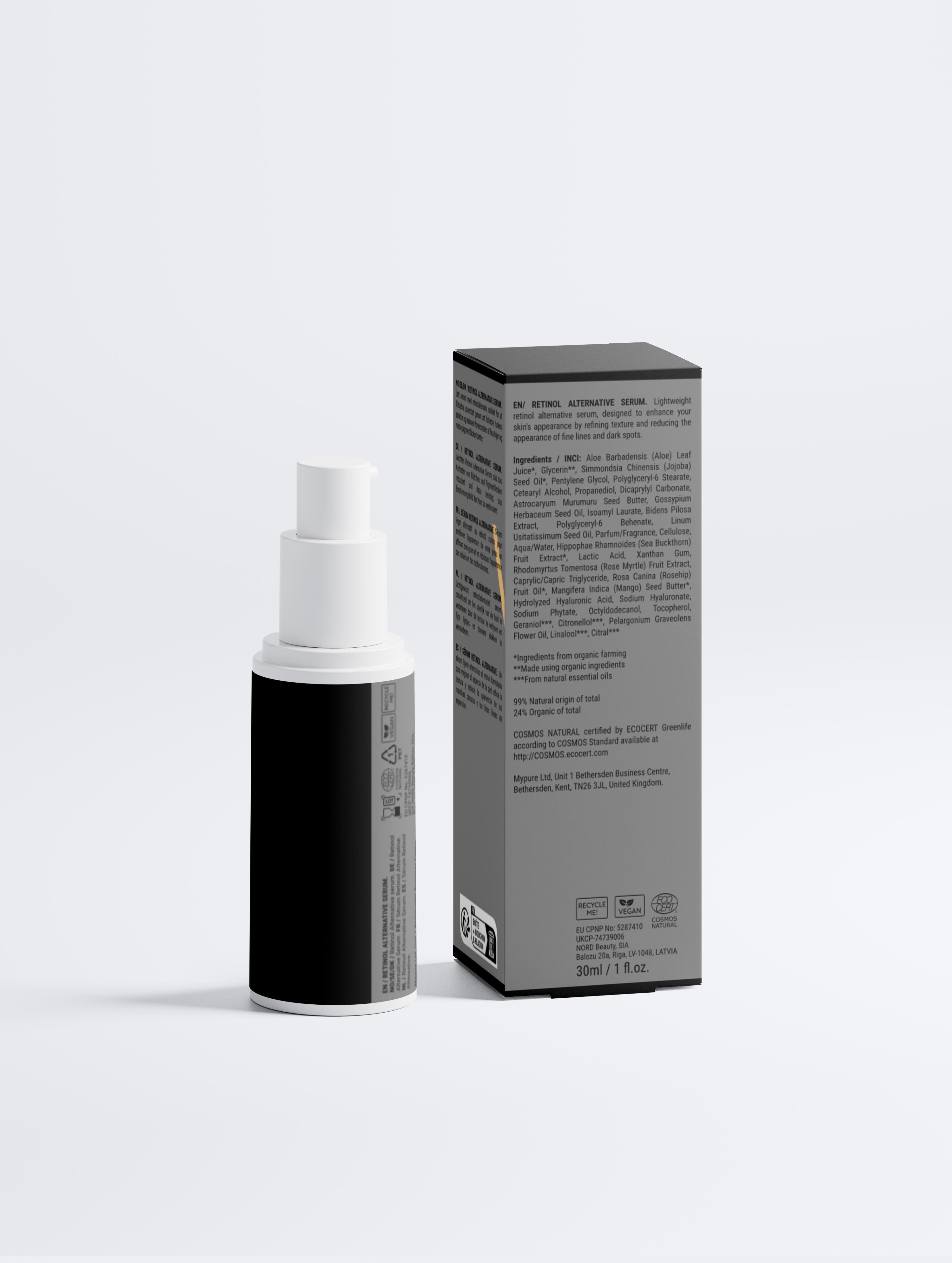 Retinol Alternatief Serum – Textuur & Egaliteit